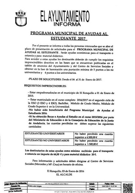 AYUDAS A ESTUDIANTES