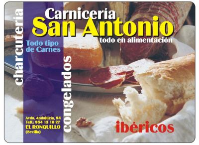 Anuncio Carnicería San Antonio