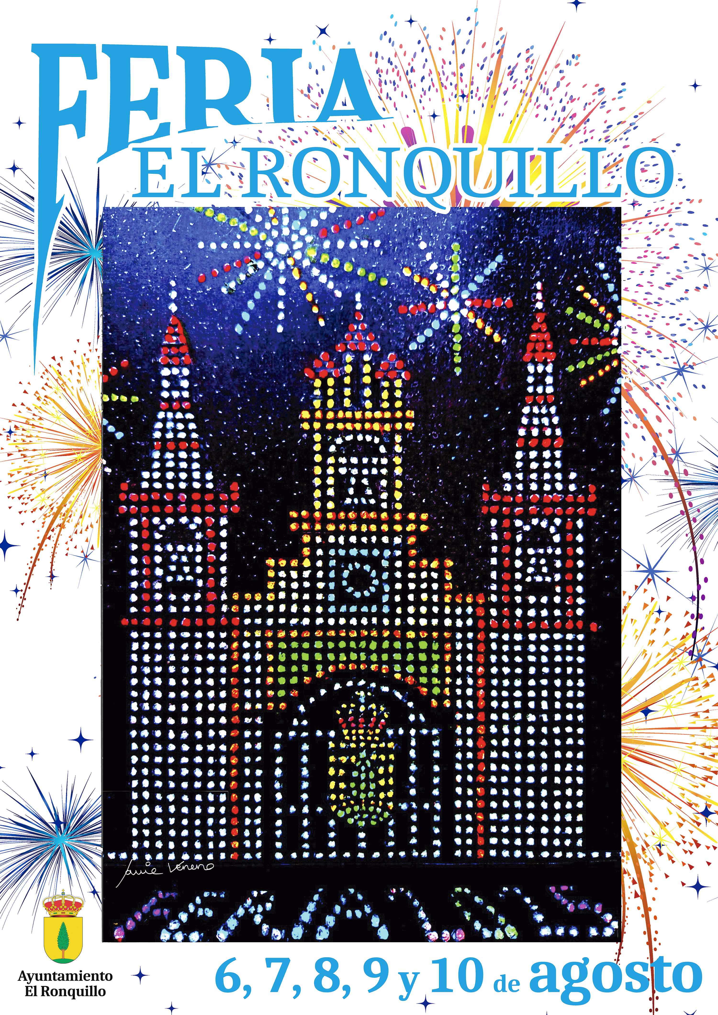 Cartel Fiestas Populares El Ronquillo 2025r