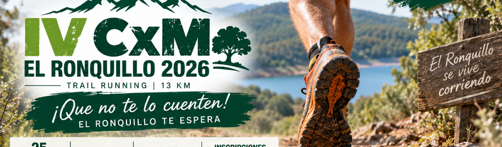 ¡Que no te lo cuenten! El Ronquillo te espera: inscríbete en la IV CxM El Ronquillo 2026