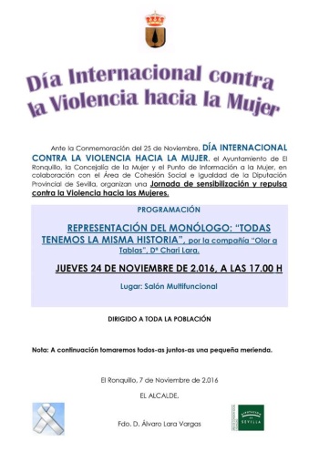 Día contra violencia de género