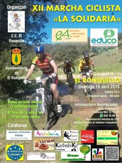Marcha solidaria ciclista