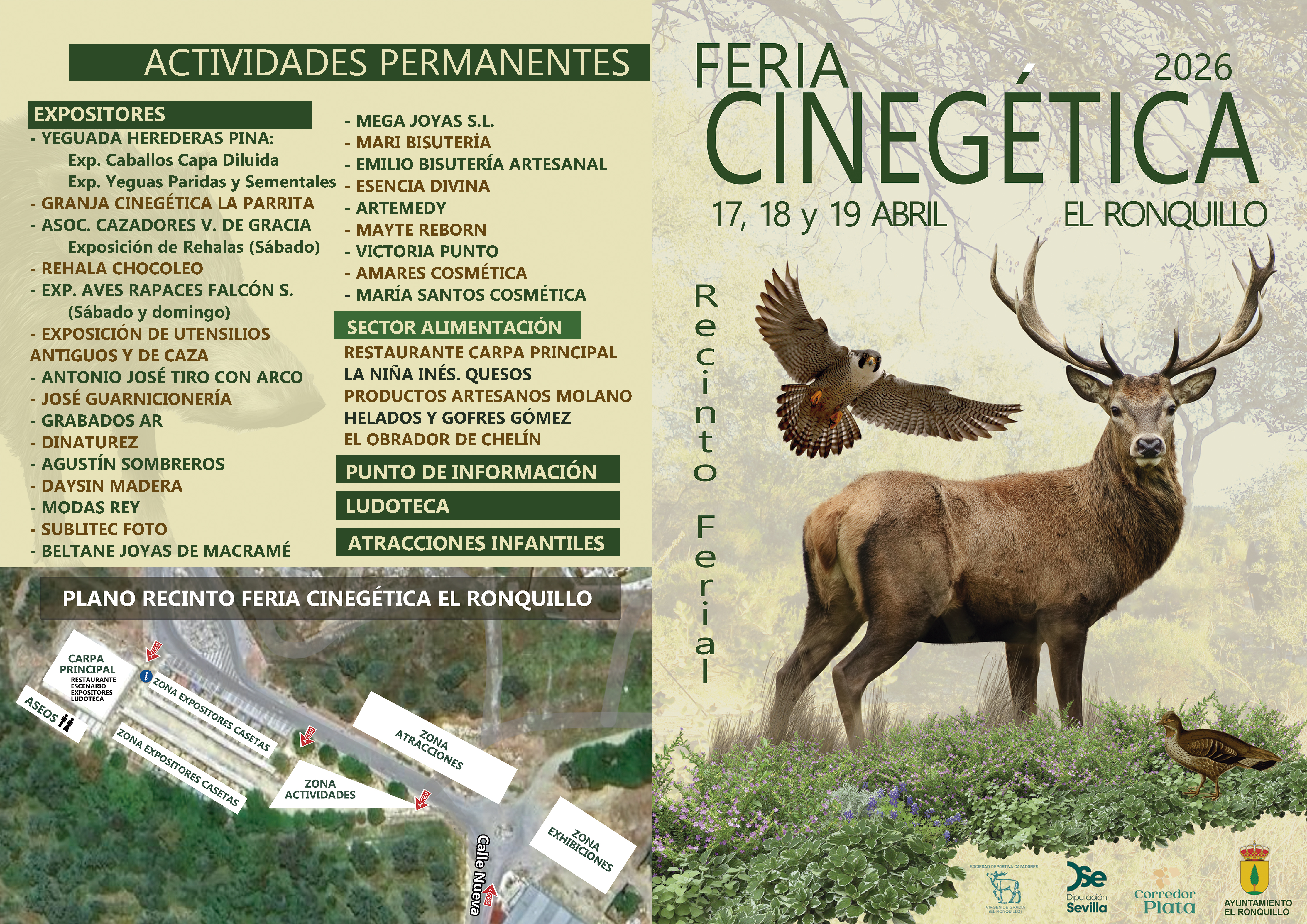 Díptico Feria Cinegética El Ronquillo 2026_Programación